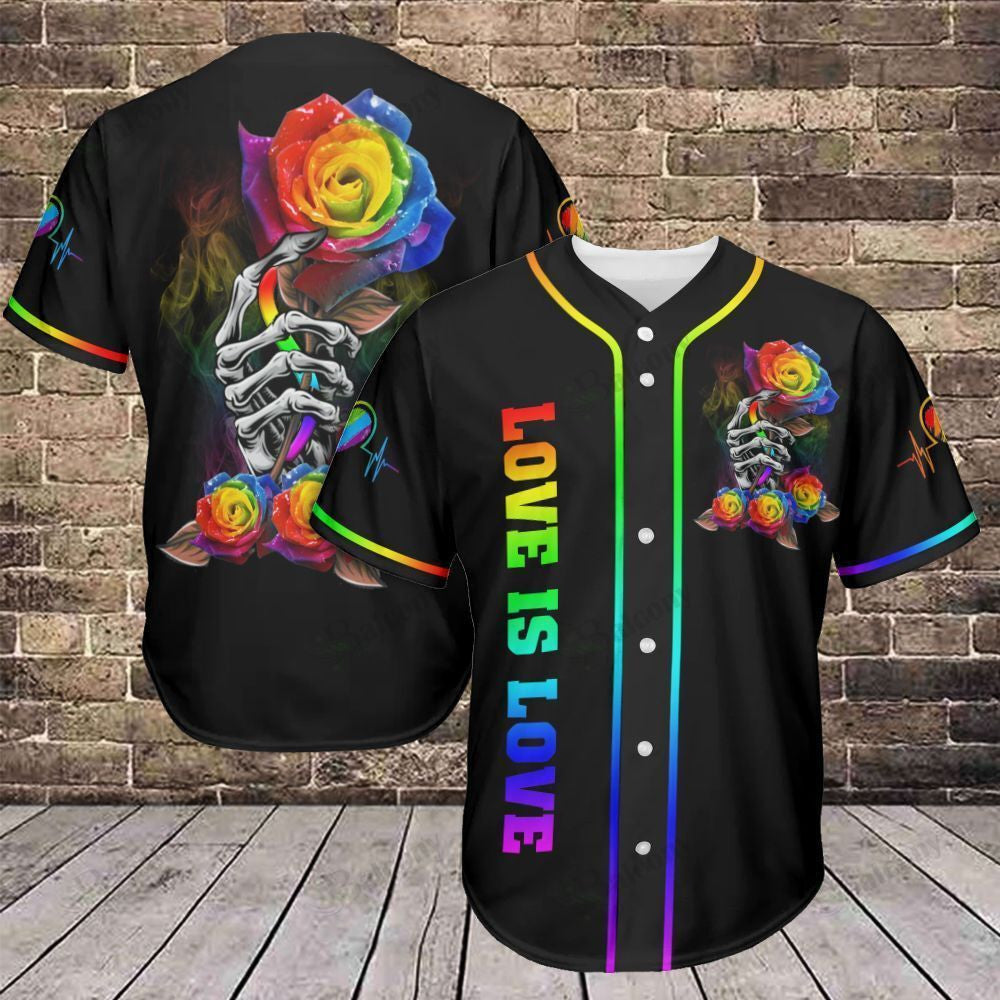LGBT - Love is Love Baseball Jersey 331