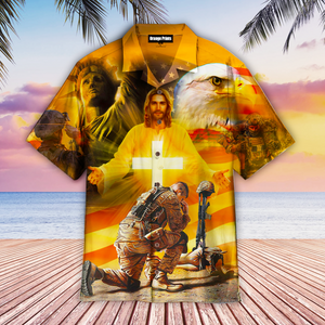 Jesus Christ And Honor The Fallen Aloha Hawaiian Shirts For Men & For Women | WT3065