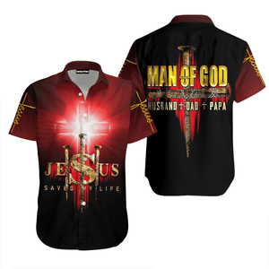 Jesus Man Of God Aloha Hawaiian Shirts For Men & For Women | WT7397