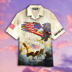 One Nation Under God Aloha Hawaiian Shirts For Men And Women | WT5617