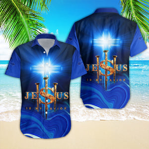 Jesus Is My Savior Aloha Hawaiian Shirts For Men & For Women | WT7357