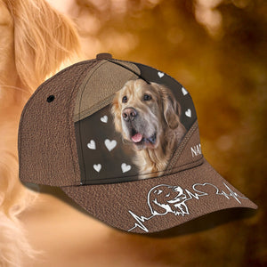 Personalized 3D Full Printed Dog Cap, Baseball Dog Hat For Men And Women, Cap Hat For Dog Lovers