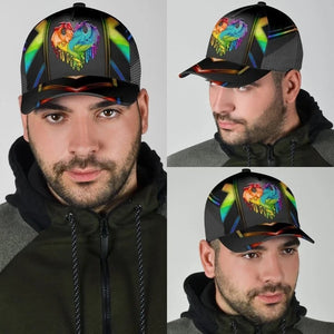 Eternal Love Lgbt Printing Baseball Cap Hat, Lesbian Pride Accessories, Gay Pride Accessories