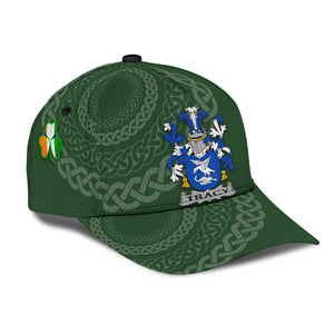 Tracy Coat Of Arms - Irish Family Crest St Patrick's Day Classic Cap