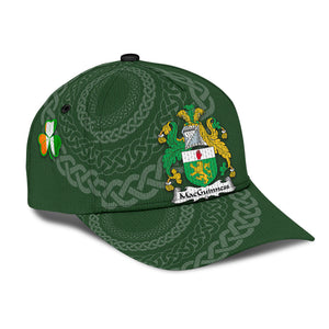 Macguinness Coat Of Arms - Irish Family Crest St Patrick's Day Classic Cap