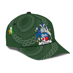 Ohenry Coat Of Arms - Irish Family Crest St Patrick's Day Classic Cap