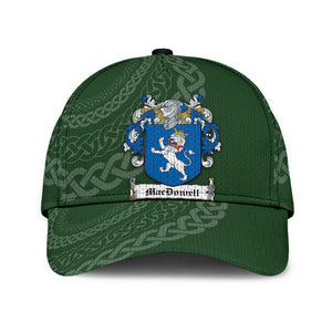 Macdowell Coat Of Arms - Irish Family Crest St Patrick's Day Classic Cap