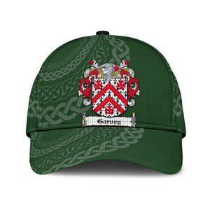 Garvey Coat Of Arms - Irish Family Crest St Patrick's Day Classic Cap