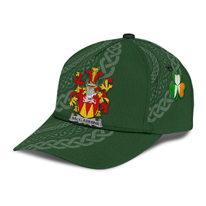 Mccashine Coat Of Arms - Irish Family Crest St Patrick's Day Classic Cap
