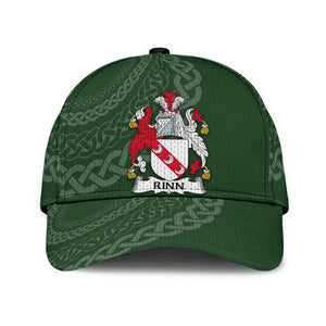 Rinn Coat Of Arms - Irish Family Crest St Patrick's Day Classic Cap