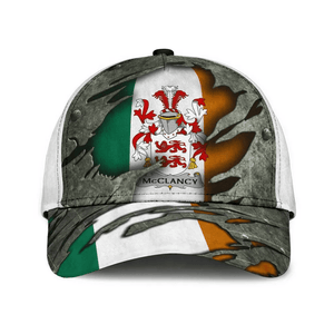 Mcclancy Coat Of Arms - Irish Family Crest Classic Cap 3D