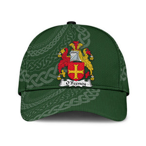 Ofeeney Coat Of Arms - Irish Family Crest St Patrick's Day Classic Cap