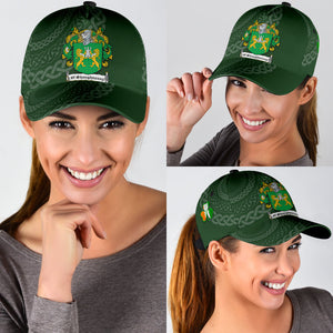 Oshaughnessy Coat Of Arms - Irish Family Crest St Patrick's Day Classic Cap
