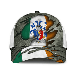 Legg Coat Of Arms - Irish Family Crest Classic Cap 3D