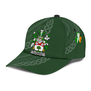 Flannery Coat Of Arms - Irish Family Crest St Patrick's Day Classic Cap