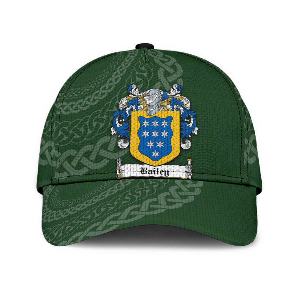 Bailey Coat Of Arms - Irish Family Crest St Patrick's Day Classic Cap
