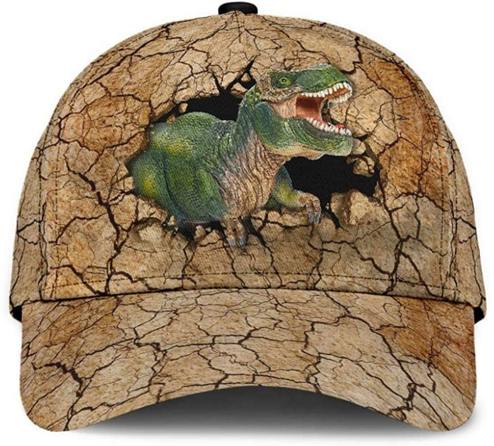 Dinosaur Land Simple and Beautiful 3D Printed Unisex Classic Caps Baseball Caps