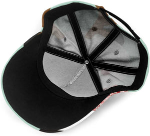 Cute Panda Print Casual Baseball 3D Cap Adjustable Twill Sports Dad Hats for Unisex