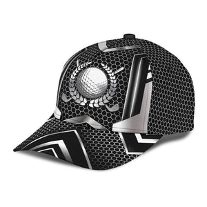 Golf Metal Carbon Classic Cap 3D Unisex Cap, Protect Cap, Human Cap, Trending Cap, American Cap