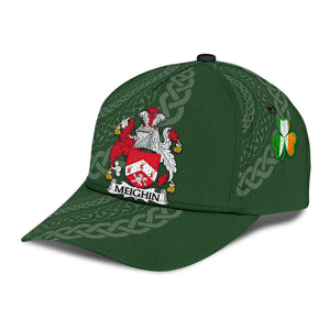 Meighin Coat Of Arms - Irish Family Crest St Patrick's Day Classic Cap
