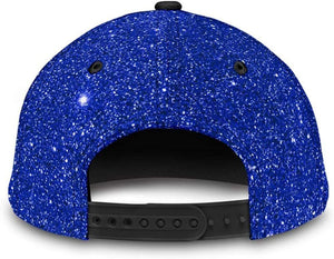 Hummingbird Bling Bling Style Sparkling Glitter Purple 3D Printed Unisex Classic Caps Baseball Caps