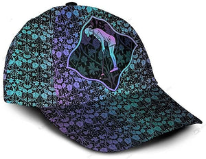Female Golfer Pattern Simple and Beautiful 3D Printed Unisex Classic Cap, Snapback Cap