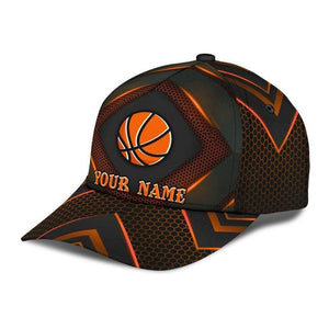 Personalized Basketball Classic Cap 3D, Baseball Cap, Strapback Cap, Unisex Hat, Basketball Lover Gift