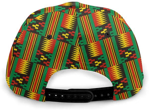Kente Cloth Tribal Unisex 3D Printing Classic Baseball Cap Snapback Flat Bill Hip Hop Hats