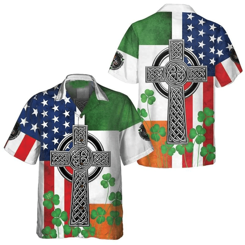 Hawaiian Aloha Shirts St Patrick's Day Irish American