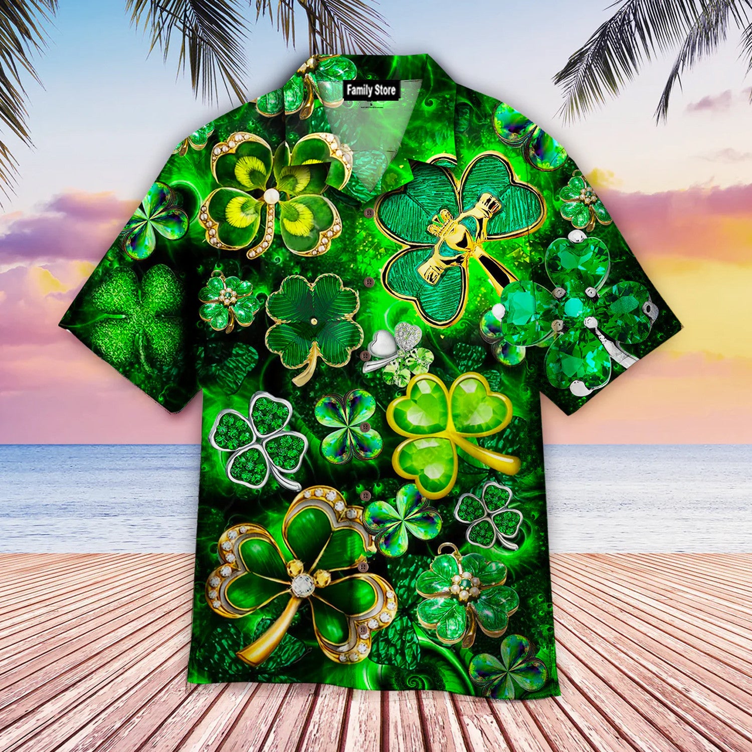 Green Hawaiian Shirts