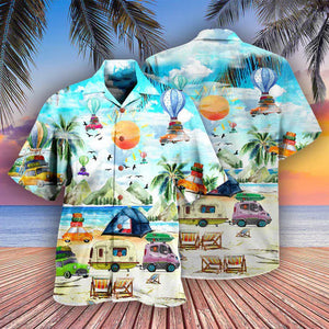 Camping Get High With - Hawaiian Shirt