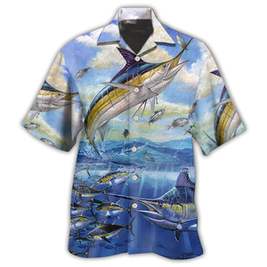 Fishing Ocean Blue Sky Freedom - Hawaiian Shirt