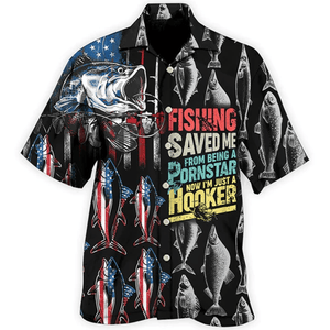 Fishing Saved Me - Hawaiian Shirt