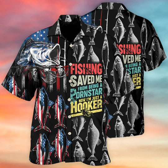 Fishing Saved Me - Hawaiian Shirt