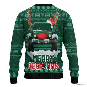 Hobby Merry Jeep Mas Ugly Christmas Sweater