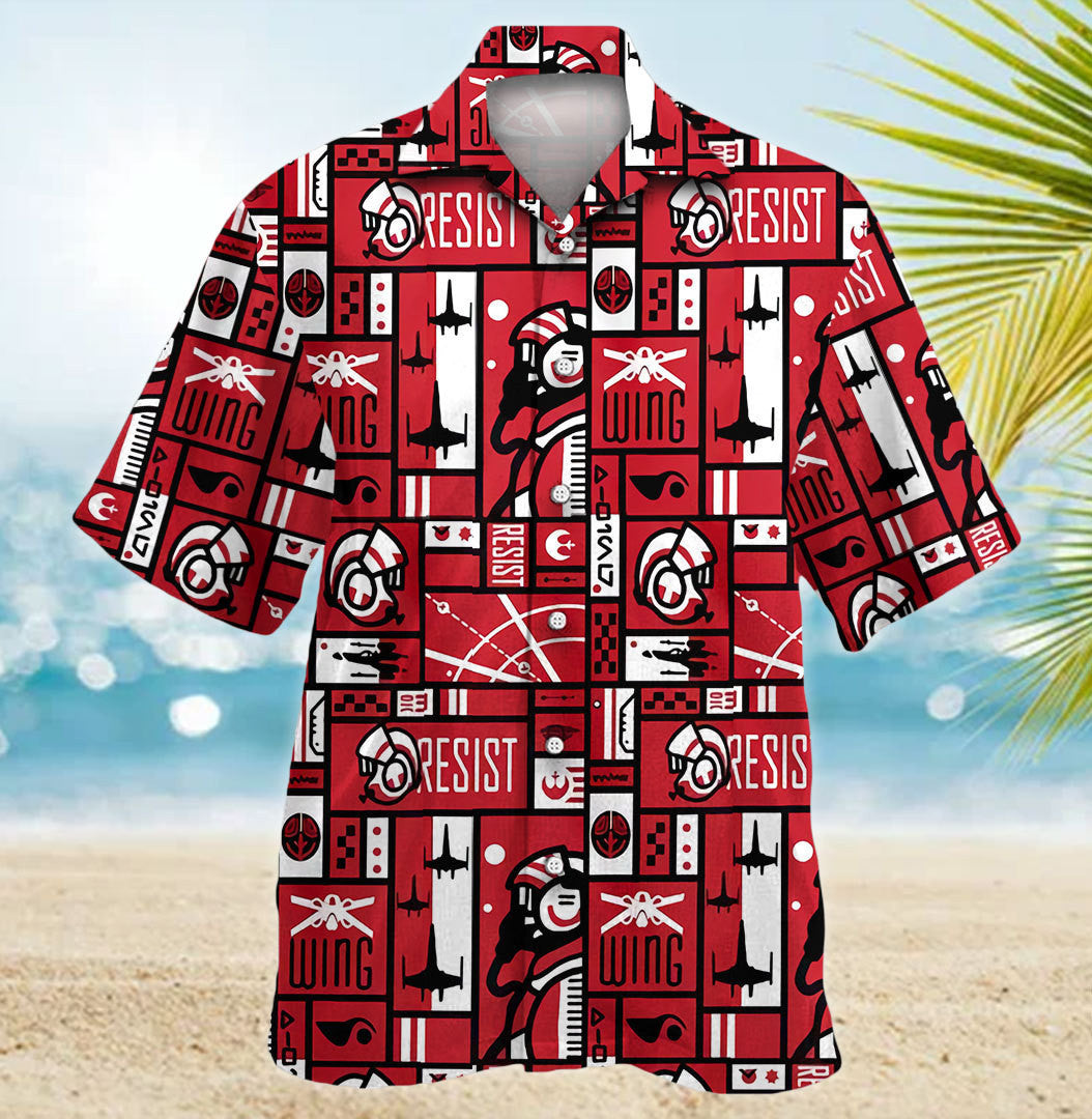 Star Wars Wing Resist Hawaiian Shirt