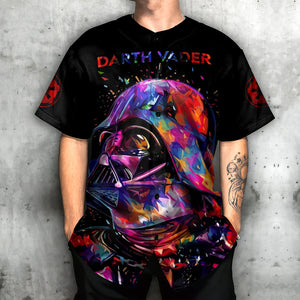 SW Darth Vader Full Color - Baseball Jersey - Family Store