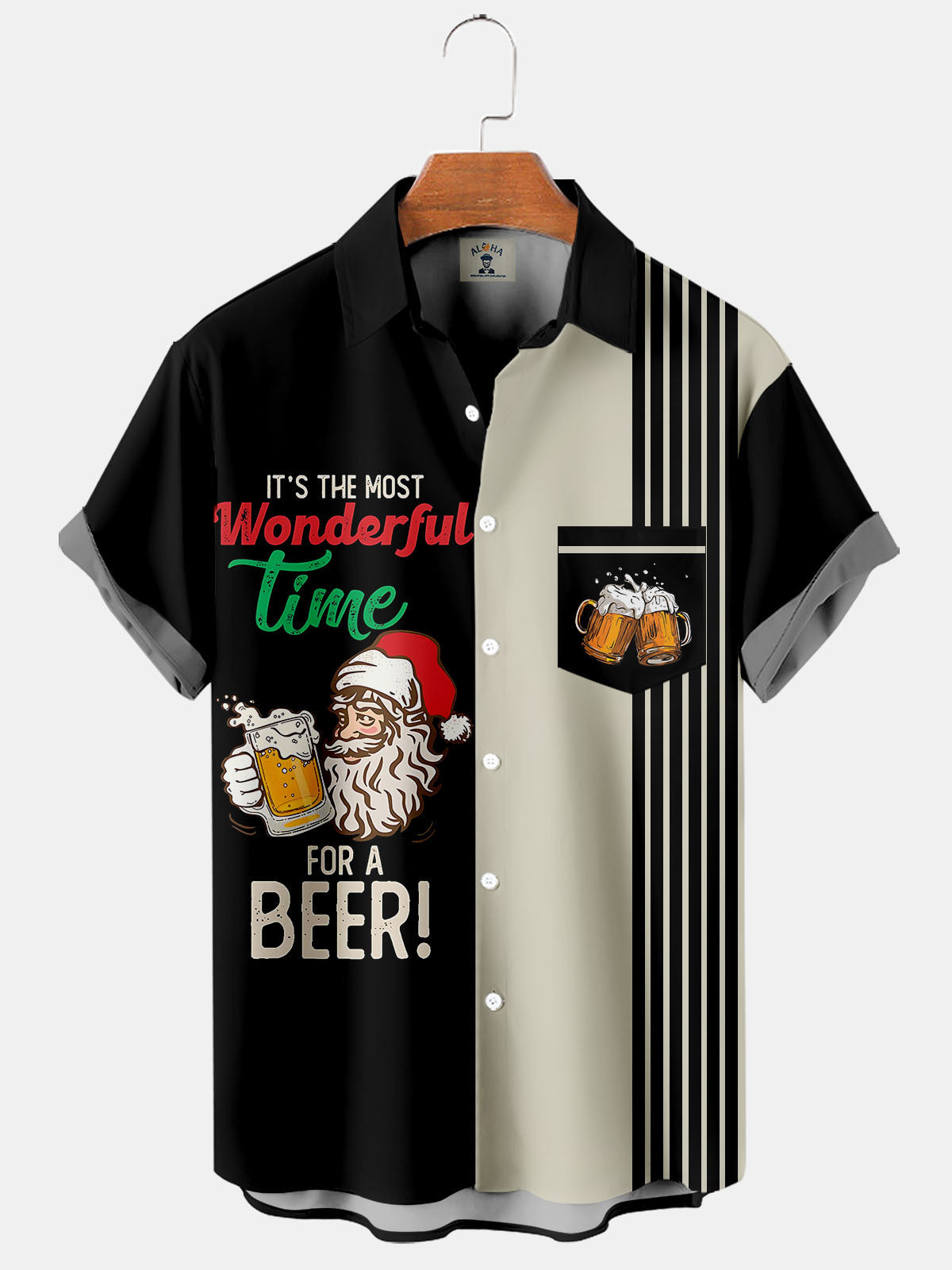 Christmas It's The Most Wonderful Time For A Beer - Hawaiian Shirt