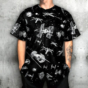 Starwars SPACECRAFT PATTERN - Baseball Jersey - Family Store