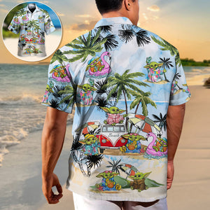 Star Wars Disney Baby Yoda So Cool Hawaiian Shirt