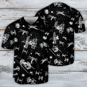 Starwars SPACECRAFT PATTERN - Baseball Jersey - Family Store