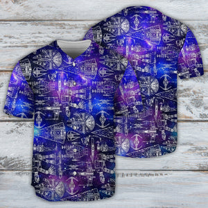 SPACE SHIPS Starwars GALAXY - Baseball Jersey - Family Store