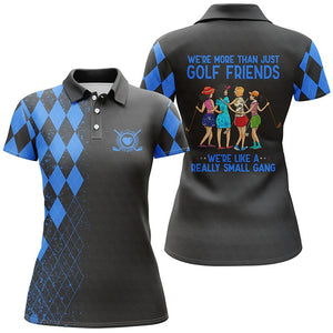 Multi-color We're More Than Just Golf Friends We're Small Gang Polo Shirts