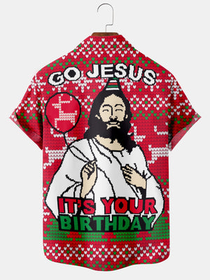 Christmas Go Jesus It's Your Birthday - Hawaiian Shirt