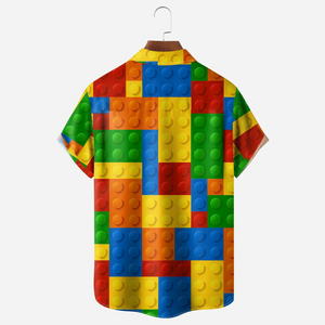 Minifigures Coloful Blocks - Hawaiian Shirt