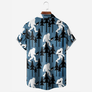 Bigfoot And Katty - Hawaiian Shirt