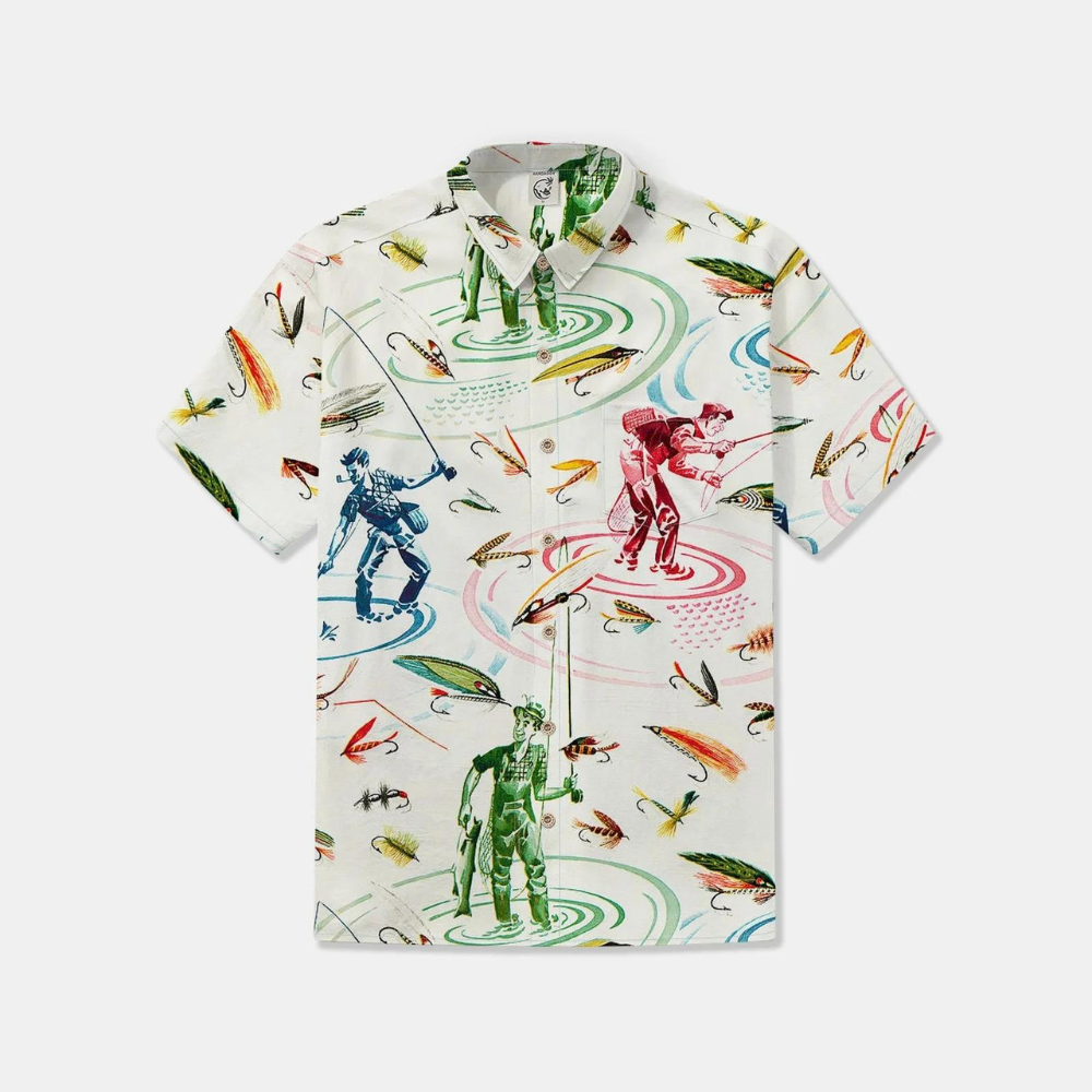 I'm Happy When I'm Fishing - Hawaiian Shirt