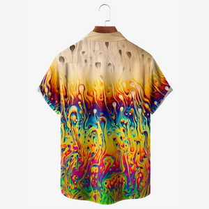 Gradient Oil Colors - Hawaiian Shirt