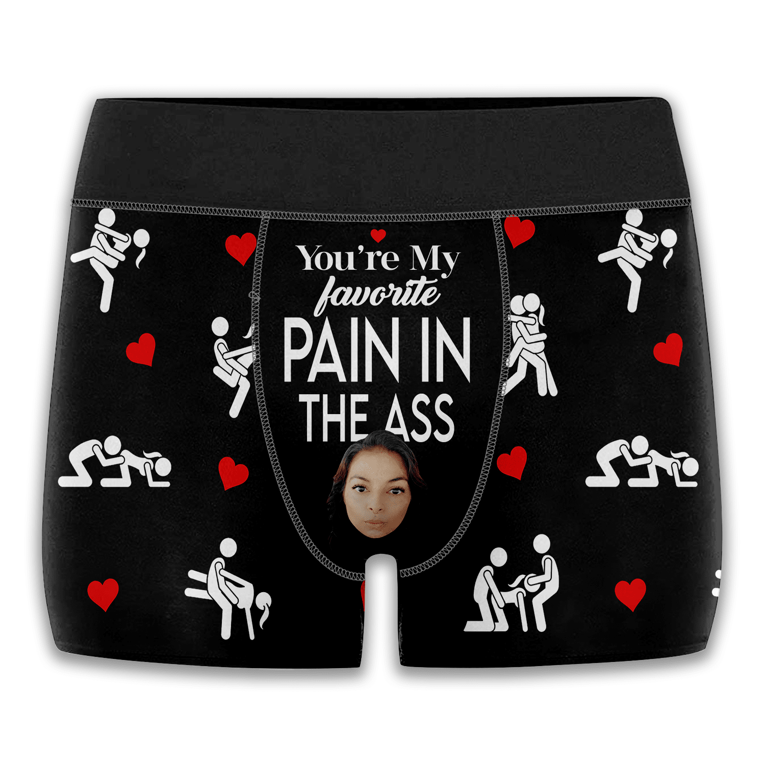 Custom Photo You'Re My Favorite Pain - Gift For Husband, Boyfriend - Personalized Men's Boxer Briefs