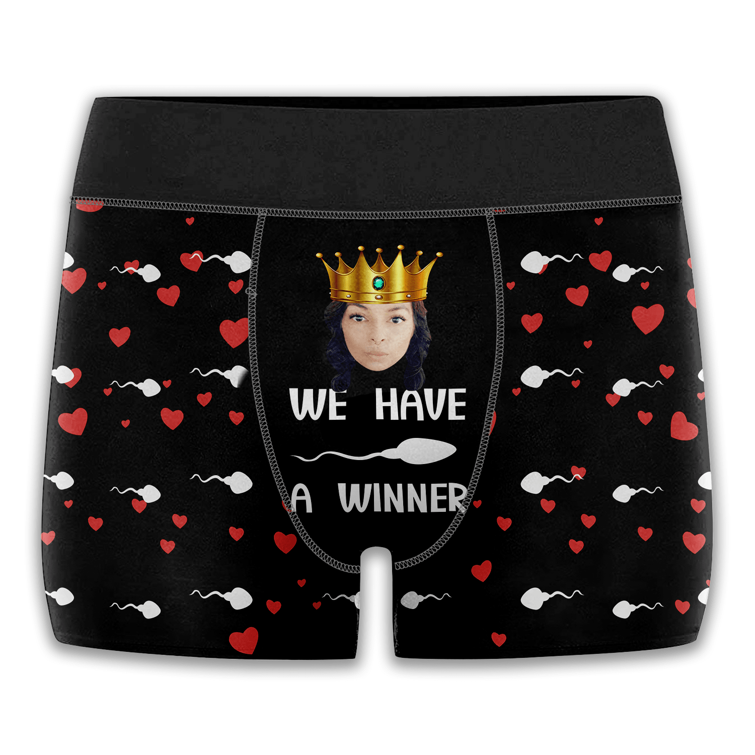 Custom Photo We Have A Winner - Gift For Husband, Boyfriend - Personalized Men's Boxer Briefs